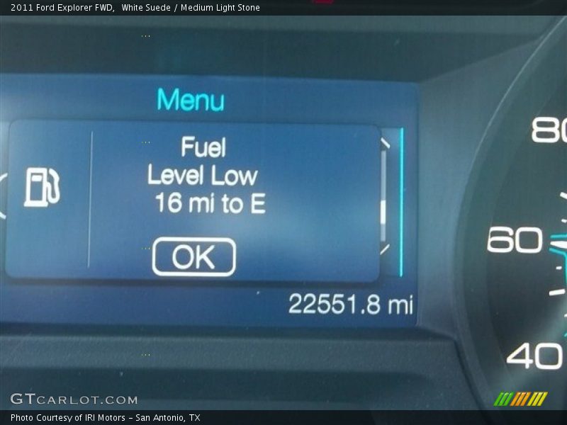 White Suede / Medium Light Stone 2011 Ford Explorer FWD