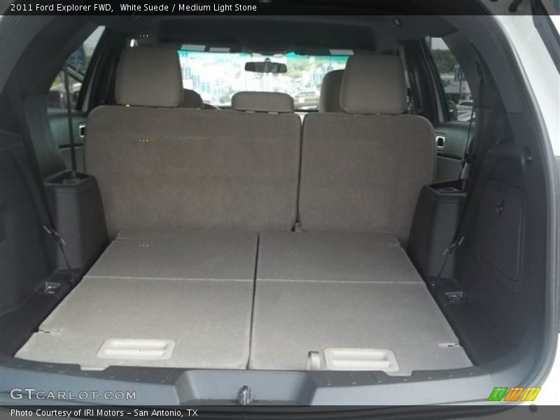 White Suede / Medium Light Stone 2011 Ford Explorer FWD