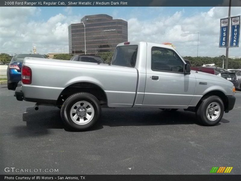 Silver Metallic / Medium Dark Flint 2008 Ford Ranger XL Regular Cab