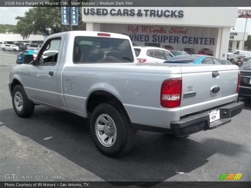 Silver Metallic / Medium Dark Flint 2008 Ford Ranger XL Regular Cab
