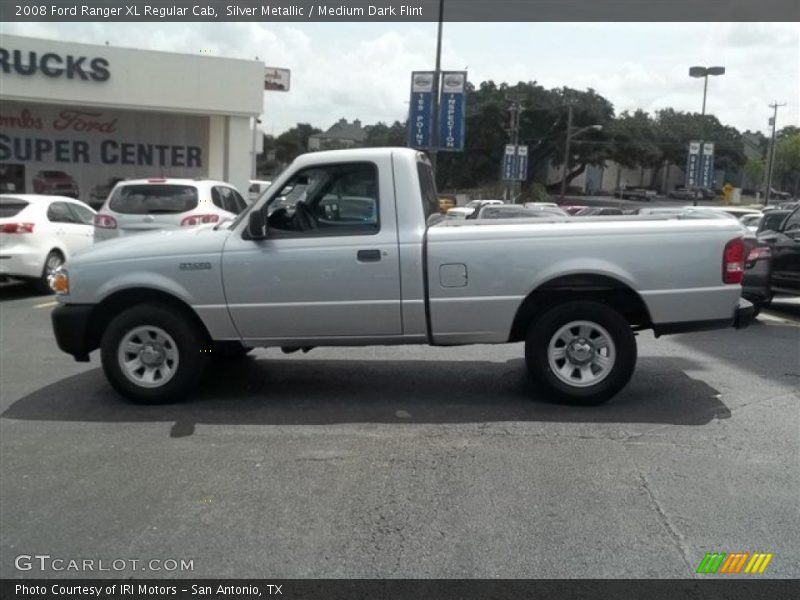 Silver Metallic / Medium Dark Flint 2008 Ford Ranger XL Regular Cab