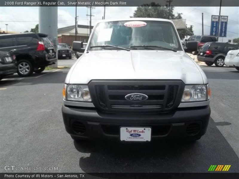 Silver Metallic / Medium Dark Flint 2008 Ford Ranger XL Regular Cab
