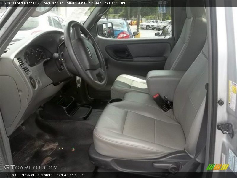 Silver Metallic / Medium Dark Flint 2008 Ford Ranger XL Regular Cab
