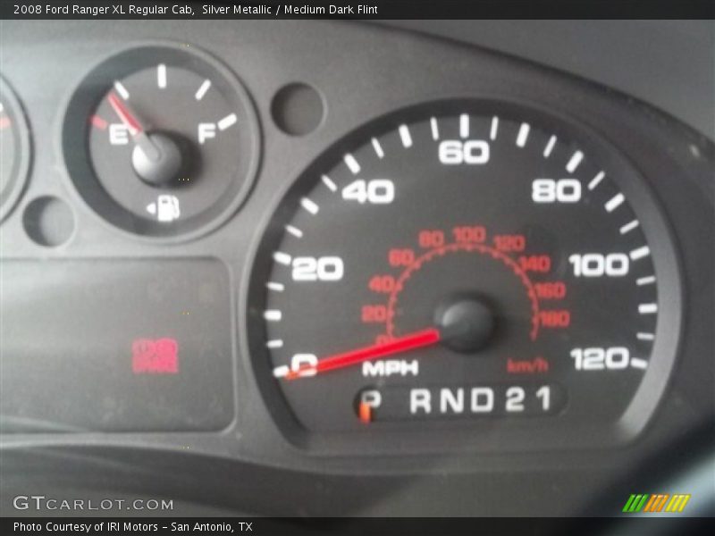 Silver Metallic / Medium Dark Flint 2008 Ford Ranger XL Regular Cab