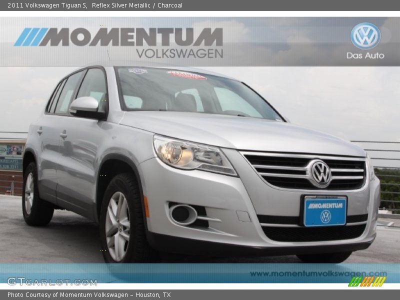 Reflex Silver Metallic / Charcoal 2011 Volkswagen Tiguan S