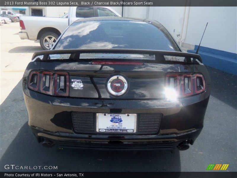Black / Charcoal Black/Recaro Sport Seats 2013 Ford Mustang Boss 302 Laguna Seca