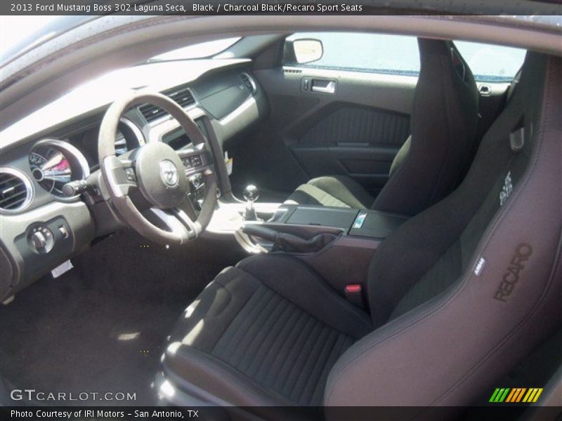  2013 Mustang Boss 302 Laguna Seca Charcoal Black/Recaro Sport Seats Interior