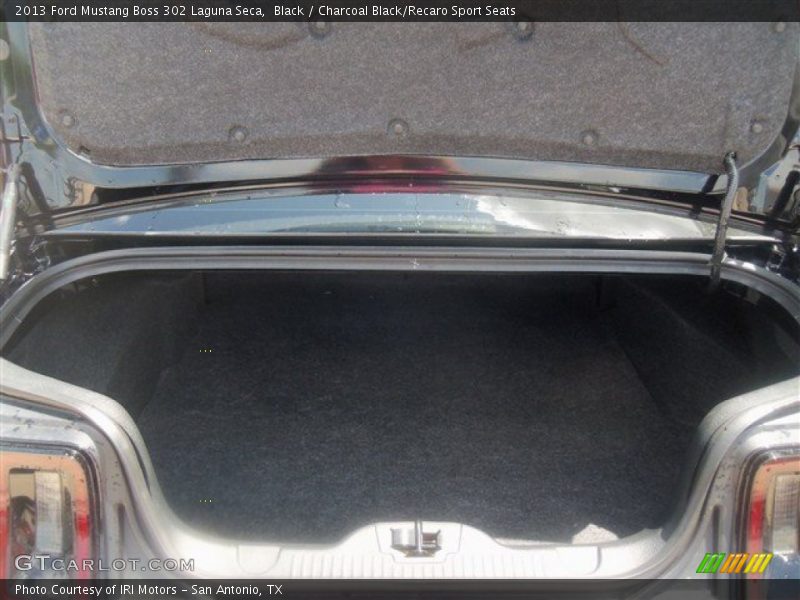  2013 Mustang Boss 302 Laguna Seca Trunk