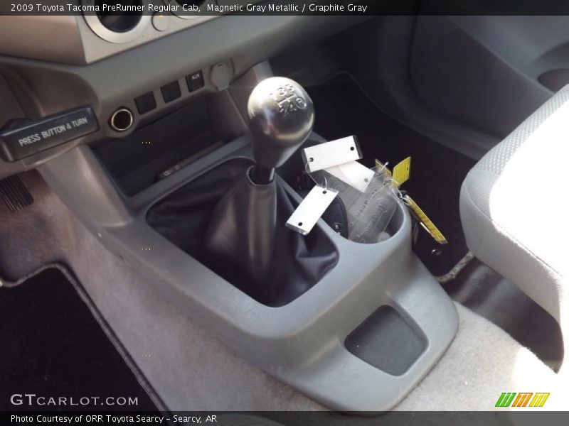 Magnetic Gray Metallic / Graphite Gray 2009 Toyota Tacoma PreRunner Regular Cab