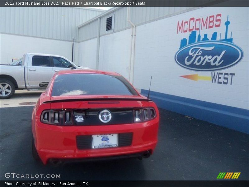 Race Red / Charcoal Black/Recaro Sport Seats 2013 Ford Mustang Boss 302