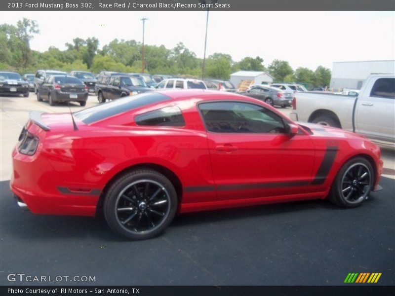 Race Red / Charcoal Black/Recaro Sport Seats 2013 Ford Mustang Boss 302