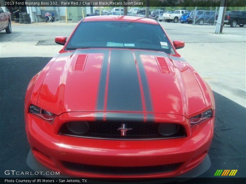 Race Red / Charcoal Black/Recaro Sport Seats 2013 Ford Mustang Boss 302