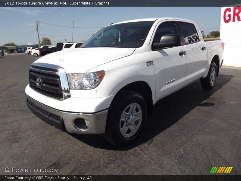 Super White / Graphite 2012 Toyota Tundra CrewMax 4x4