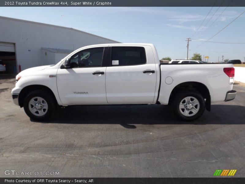 Super White / Graphite 2012 Toyota Tundra CrewMax 4x4