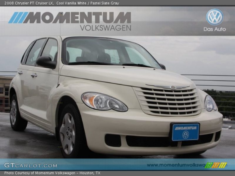 Cool Vanilla White / Pastel Slate Gray 2008 Chrysler PT Cruiser LX
