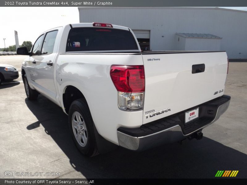 Super White / Graphite 2012 Toyota Tundra CrewMax 4x4