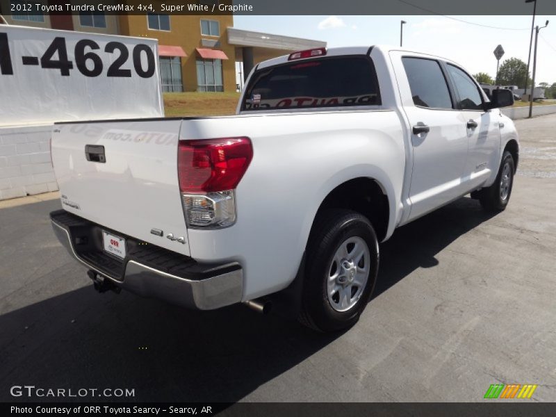 Super White / Graphite 2012 Toyota Tundra CrewMax 4x4