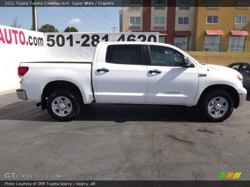 Super White / Graphite 2012 Toyota Tundra CrewMax 4x4