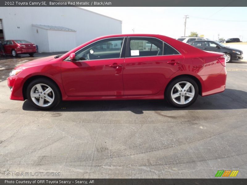 Barcelona Red Metallic / Black/Ash 2012 Toyota Camry SE