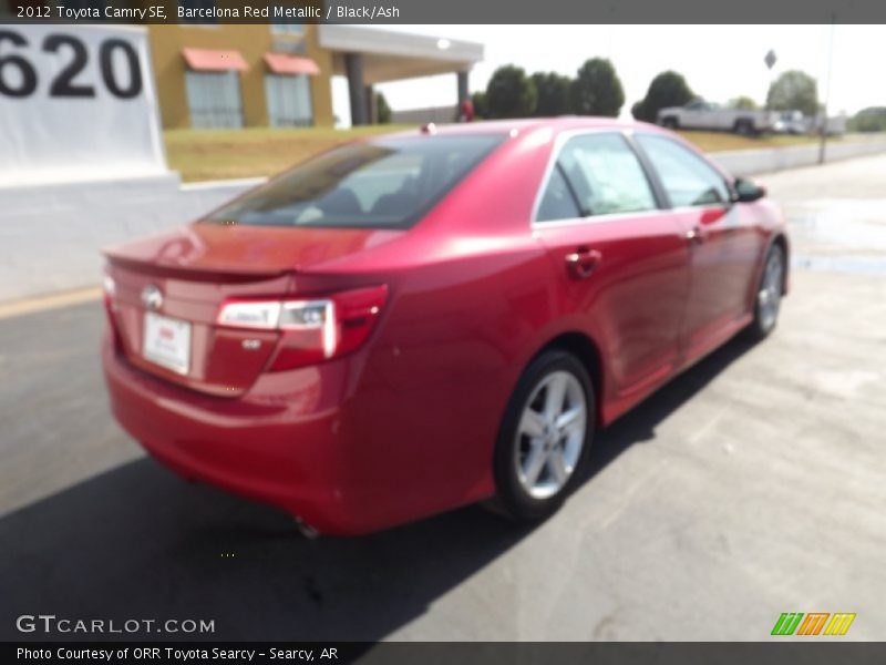 Barcelona Red Metallic / Black/Ash 2012 Toyota Camry SE