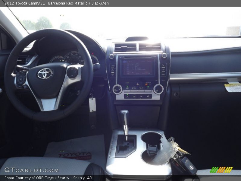 Barcelona Red Metallic / Black/Ash 2012 Toyota Camry SE