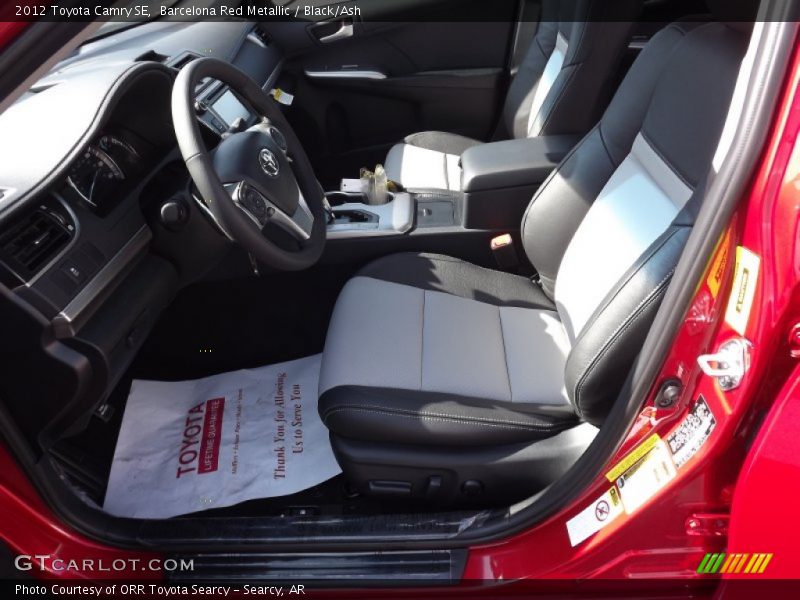 Barcelona Red Metallic / Black/Ash 2012 Toyota Camry SE