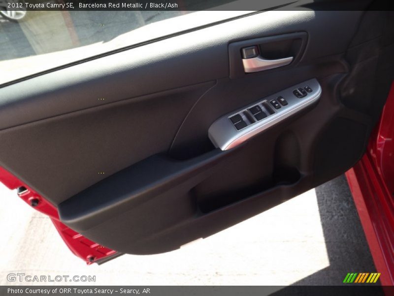 Barcelona Red Metallic / Black/Ash 2012 Toyota Camry SE