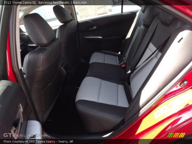 Barcelona Red Metallic / Black/Ash 2012 Toyota Camry SE