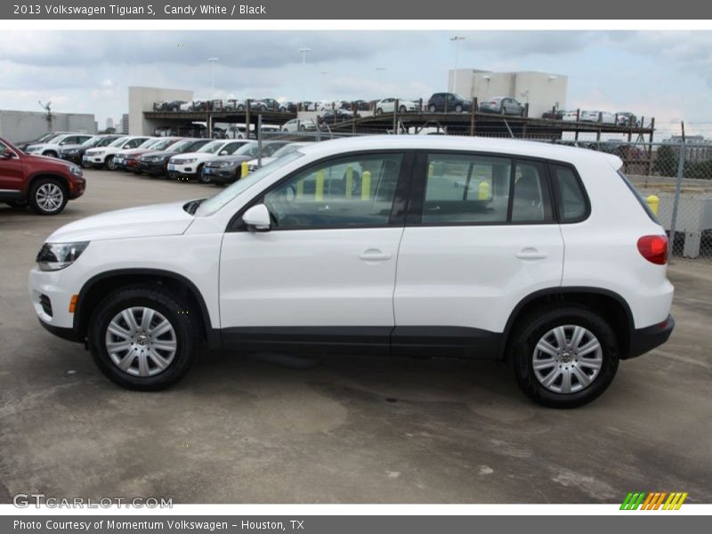 Candy White / Black 2013 Volkswagen Tiguan S