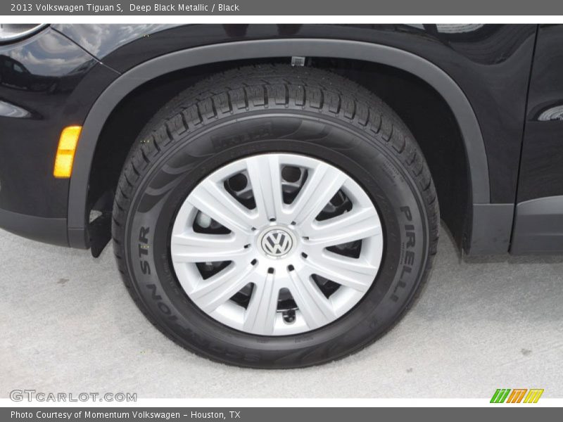 Deep Black Metallic / Black 2013 Volkswagen Tiguan S