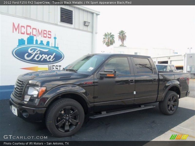 Tuxedo Black Metallic / FX Sport Appearance Black/Red 2012 Ford F150 FX2 SuperCrew