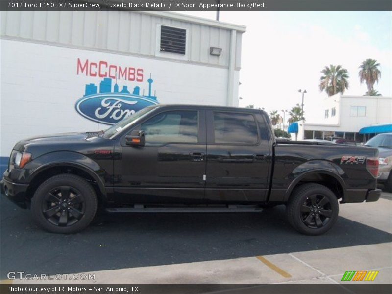 Tuxedo Black Metallic / FX Sport Appearance Black/Red 2012 Ford F150 FX2 SuperCrew