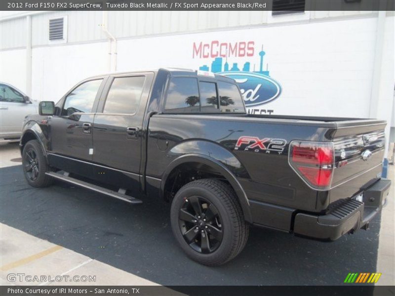 Tuxedo Black Metallic / FX Sport Appearance Black/Red 2012 Ford F150 FX2 SuperCrew