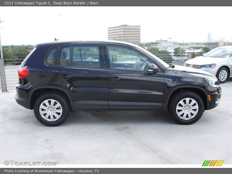 Deep Black Metallic / Black 2013 Volkswagen Tiguan S