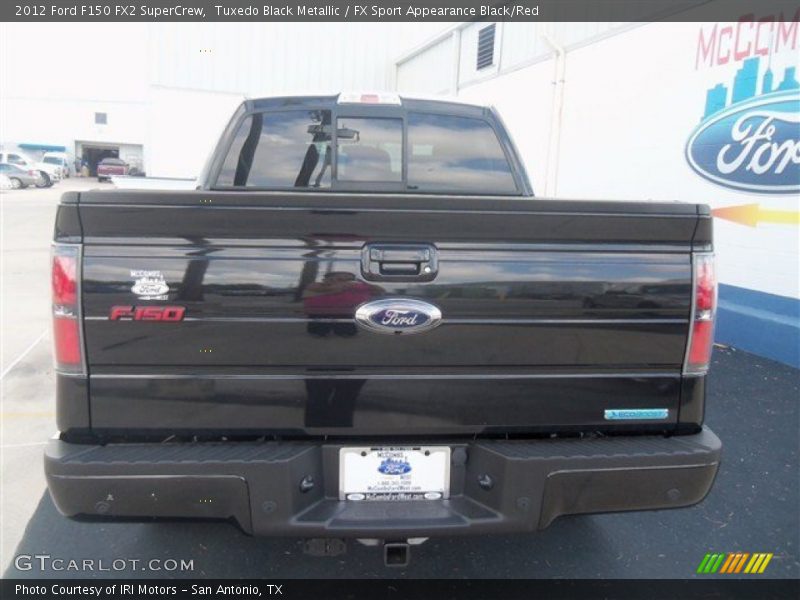 Tuxedo Black Metallic / FX Sport Appearance Black/Red 2012 Ford F150 FX2 SuperCrew