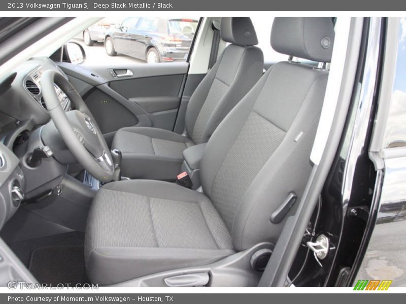 Deep Black Metallic / Black 2013 Volkswagen Tiguan S