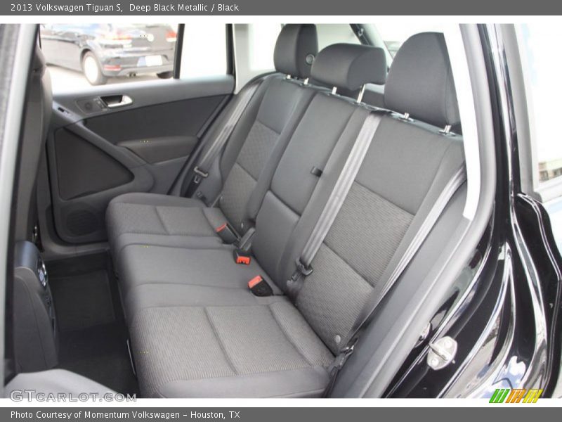 Deep Black Metallic / Black 2013 Volkswagen Tiguan S