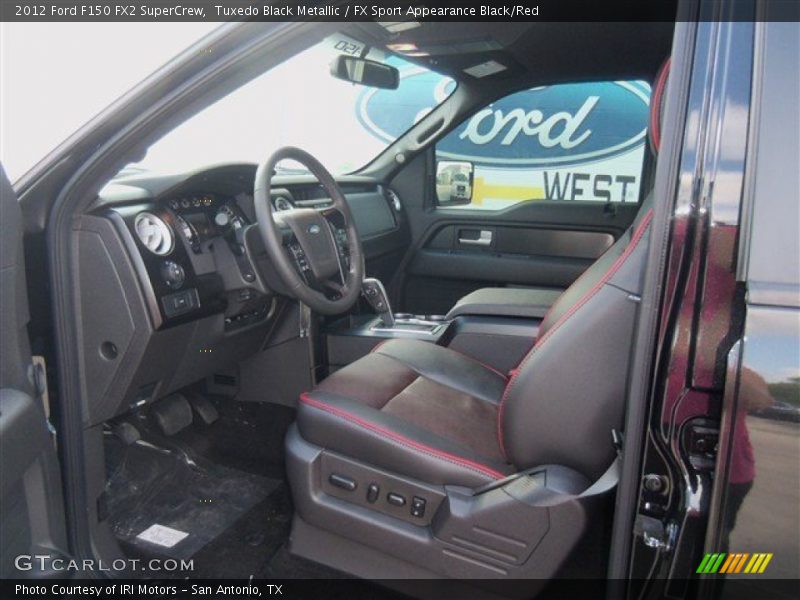 Tuxedo Black Metallic / FX Sport Appearance Black/Red 2012 Ford F150 FX2 SuperCrew