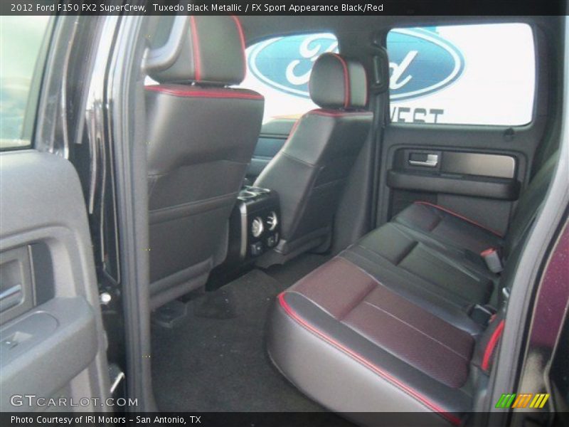 Tuxedo Black Metallic / FX Sport Appearance Black/Red 2012 Ford F150 FX2 SuperCrew