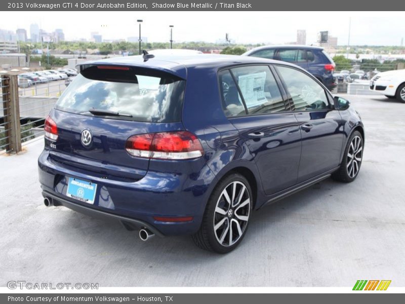 Shadow Blue Metallic / Titan Black 2013 Volkswagen GTI 4 Door Autobahn Edition