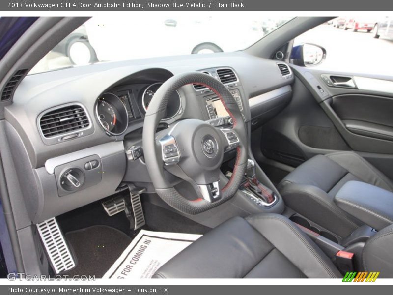 Titan Black Interior - 2013 GTI 4 Door Autobahn Edition 