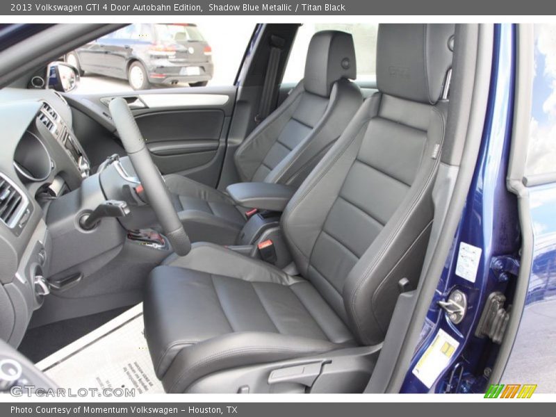 Front Seat of 2013 GTI 4 Door Autobahn Edition