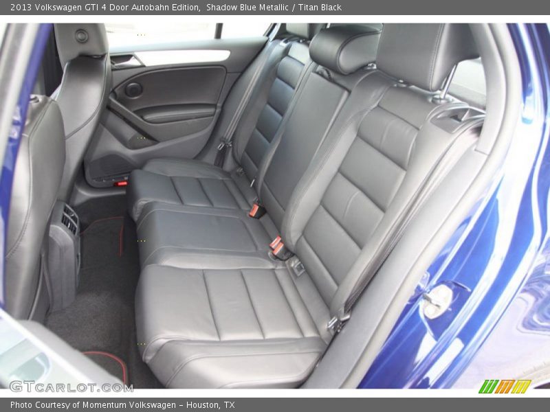 Rear Seat of 2013 GTI 4 Door Autobahn Edition