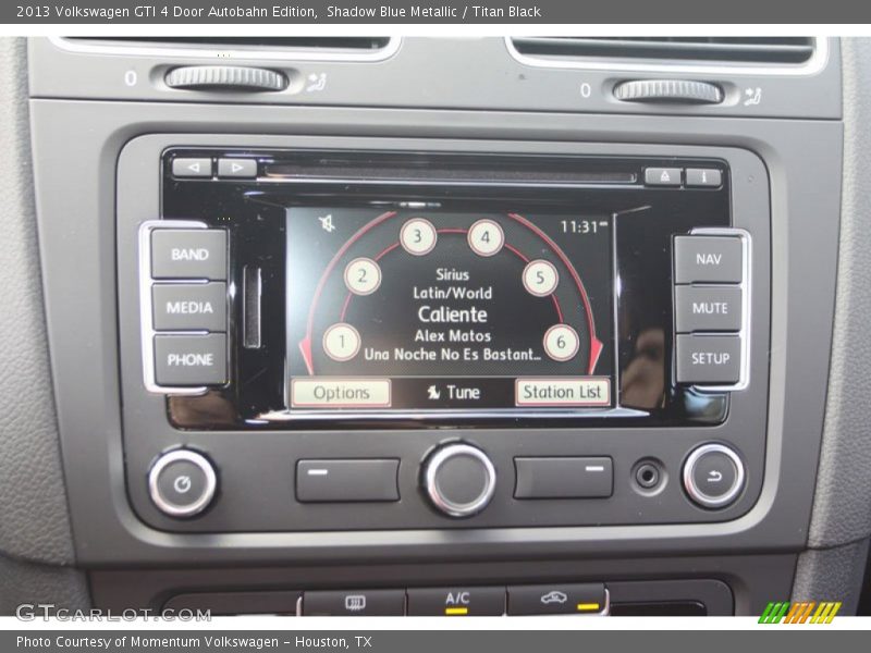 Controls of 2013 GTI 4 Door Autobahn Edition