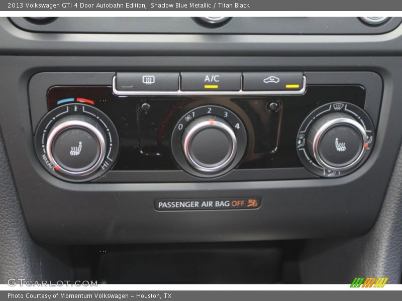 Controls of 2013 GTI 4 Door Autobahn Edition