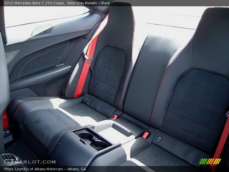 Steel Grey Metallic / Black 2013 Mercedes-Benz C 250 Coupe