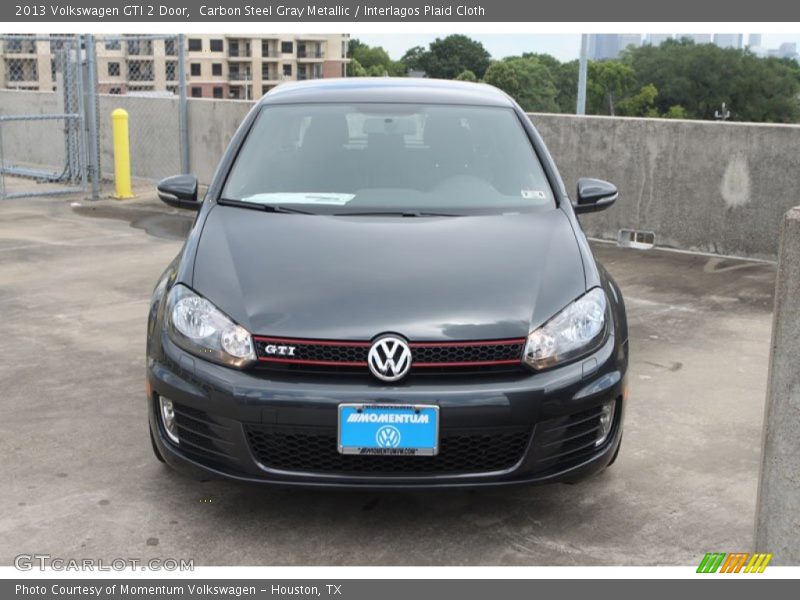 Carbon Steel Gray Metallic / Interlagos Plaid Cloth 2013 Volkswagen GTI 2 Door