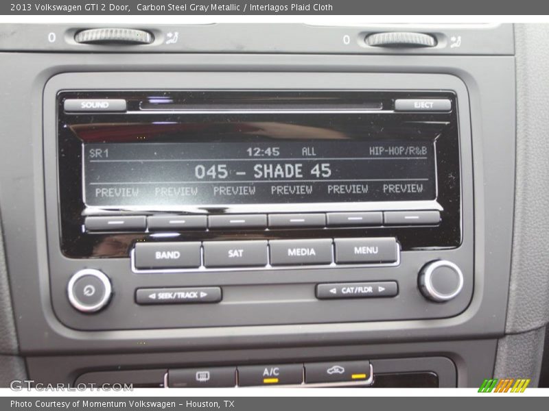 Audio System of 2013 GTI 2 Door