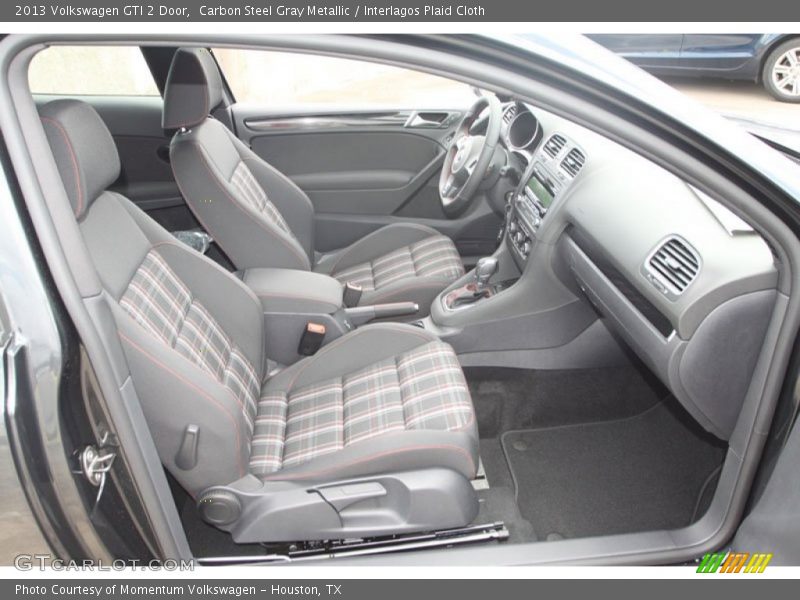  2013 GTI 2 Door Interlagos Plaid Cloth Interior
