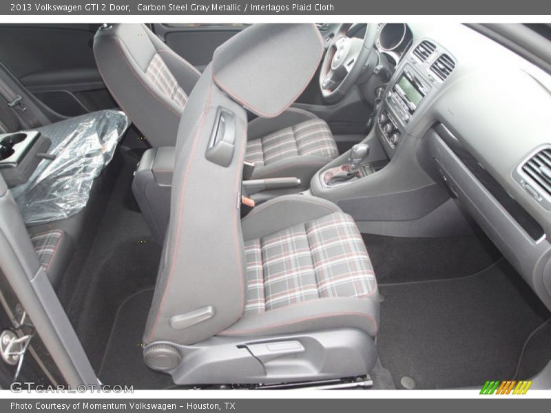  2013 GTI 2 Door Interlagos Plaid Cloth Interior